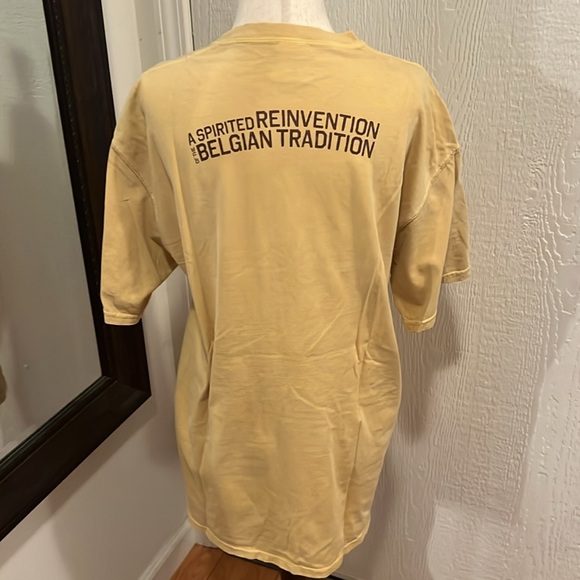 Samuel Adams Grumpy Monk Yellow Pigment Dye T-Shirt - Picture 4 of 7